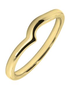 2mm Shaped Wedding Ring | W298